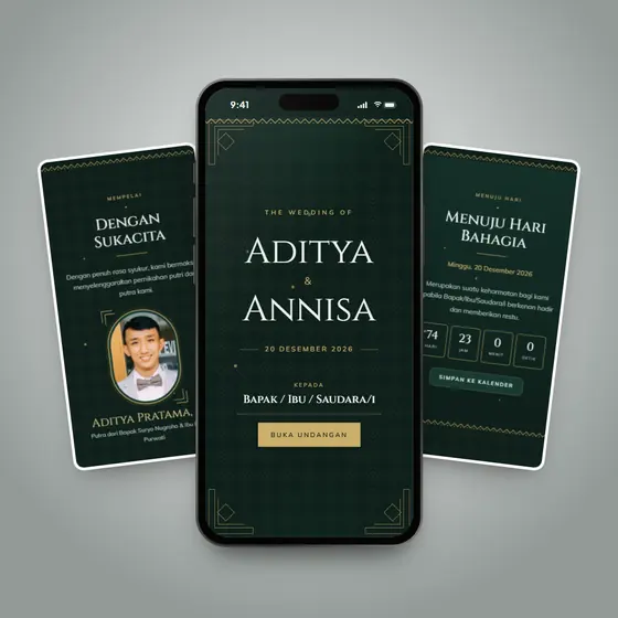 Pratinjau tema Emerald Night