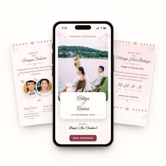Pratinjau tema Floral Romantic