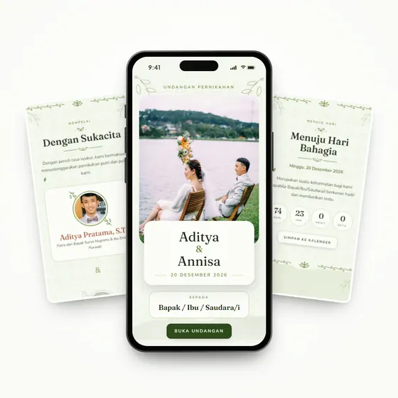 Pratinjau tema Forest Green