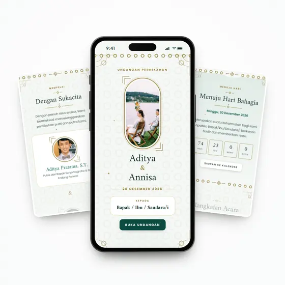 Pratinjau tema Islamic Elegant