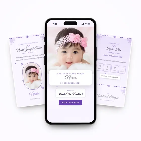 Pratinjau tema Lilac Dream