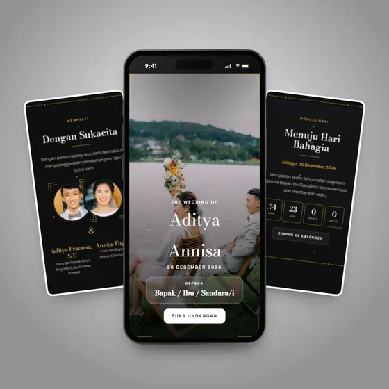 Pratinjau tema Modern Black