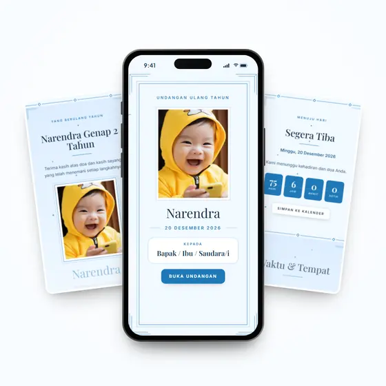 Pratinjau tema Sky Blue