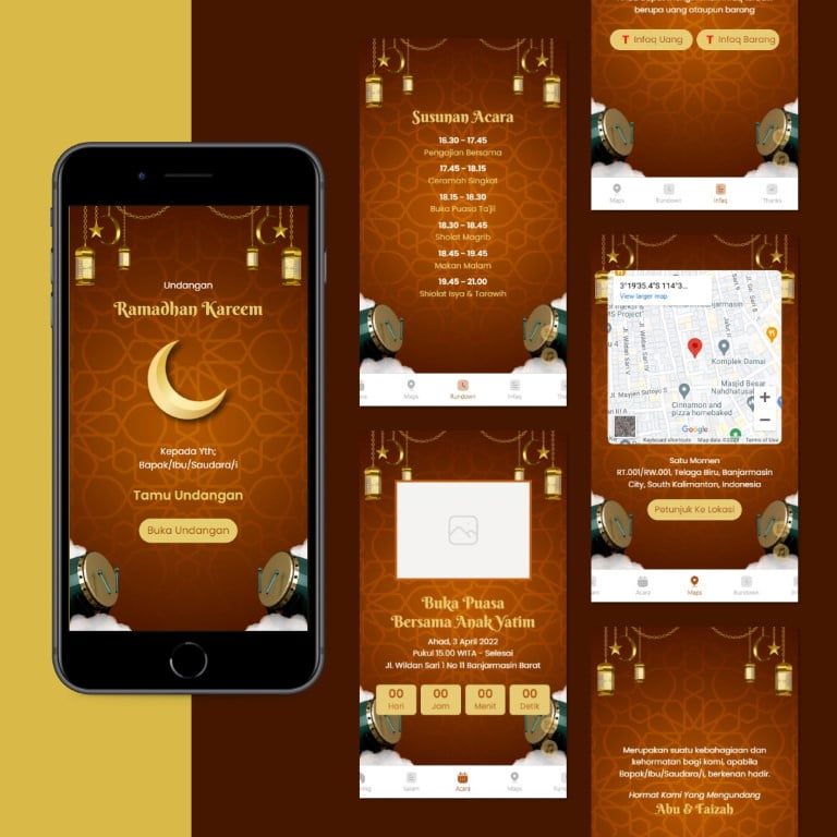 islamic brown 1 Undangan Digital Website