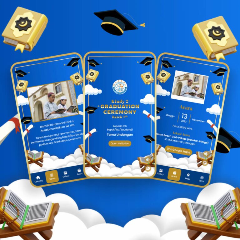 islamic graduation Undangan Digital Website